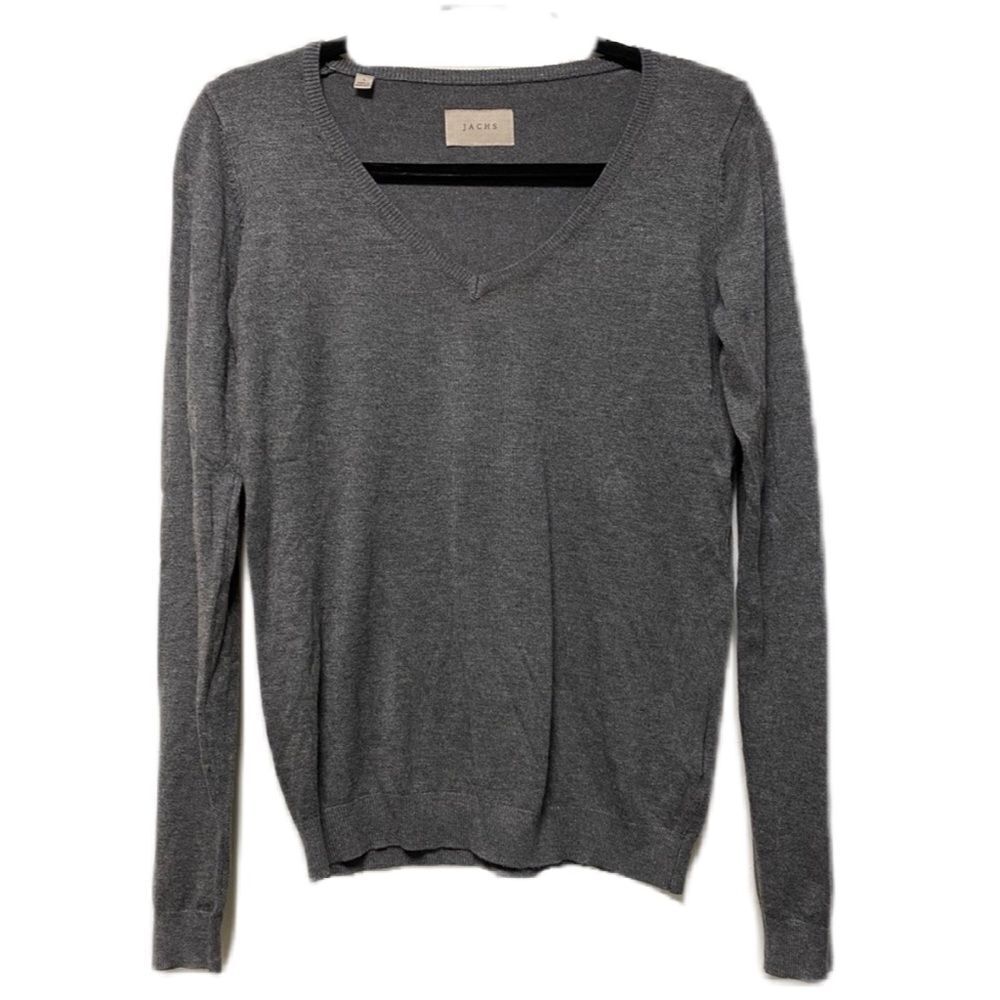Jachs V-Neck Sweater Top Size Large